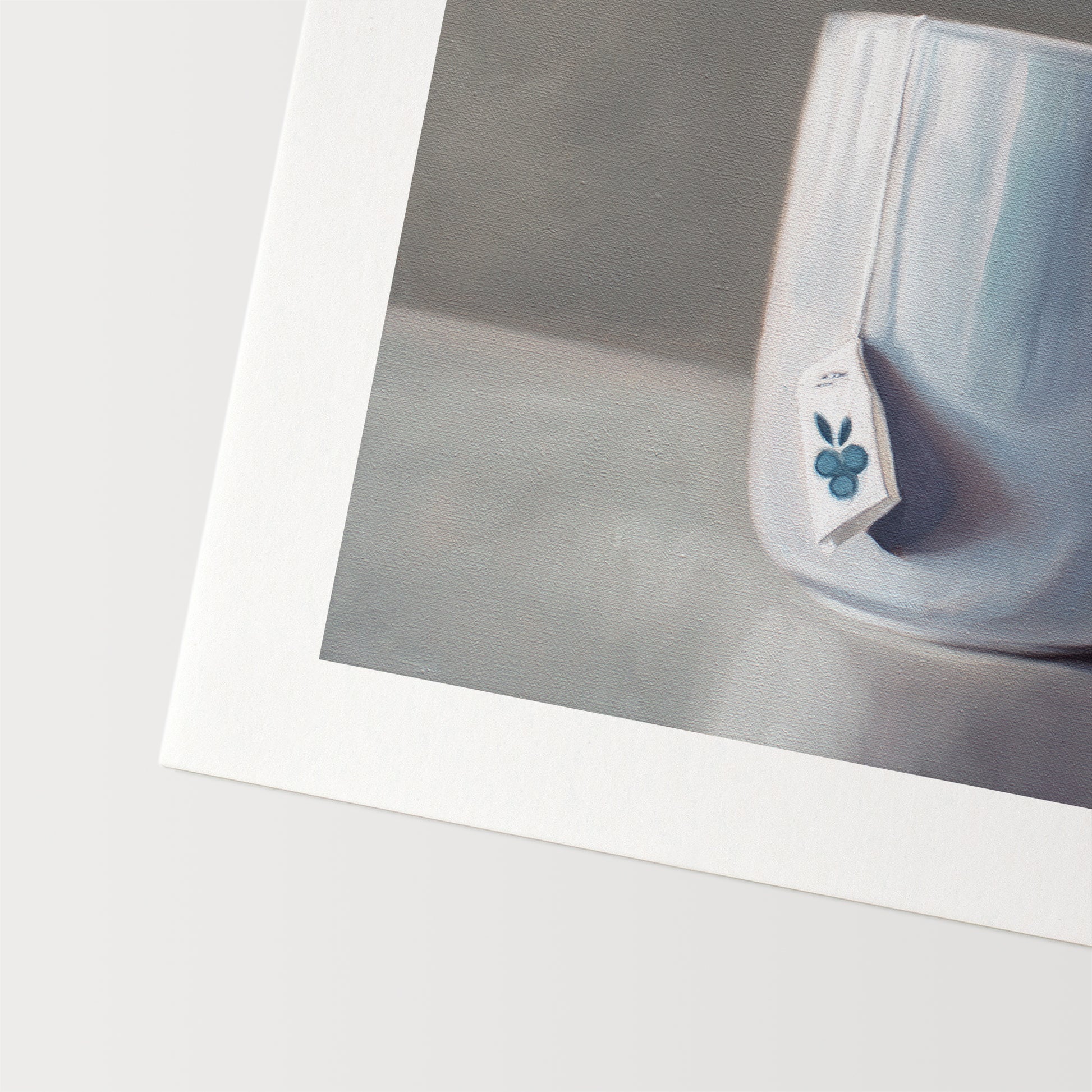 The perfect combination to roll in the Spring season featuring a Mountain Bluebird perched on a cup of Blueberry Tea.