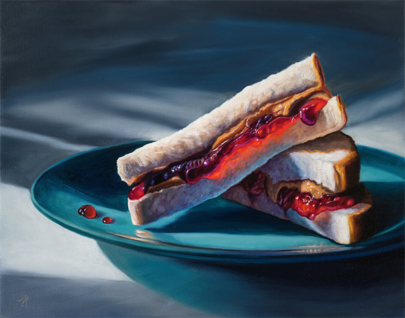 Peanut Butter and Jelly | 14" x 11" Original Oil Painting