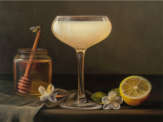 Jasmine, Lemon & Honey Cocktail | Fine Art Print