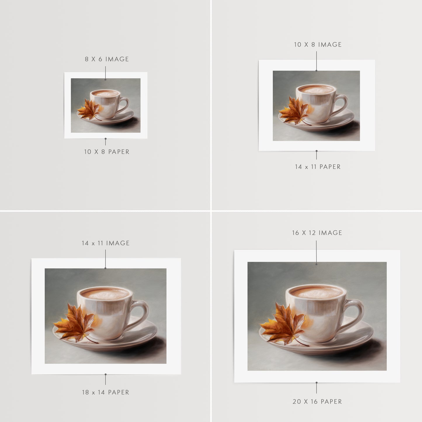 Maple Leaf & Latte | Fine Art Print