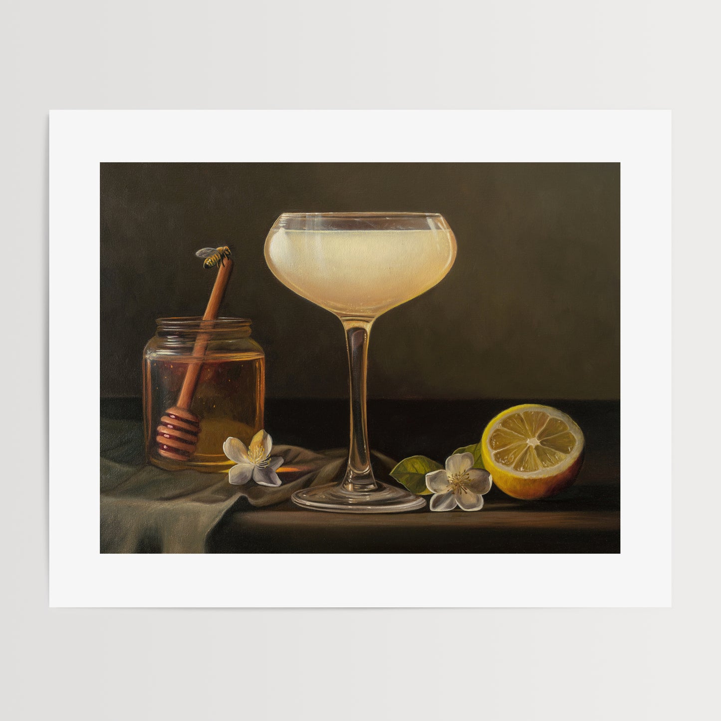 Jasmine, Lemon & Honey Cocktail