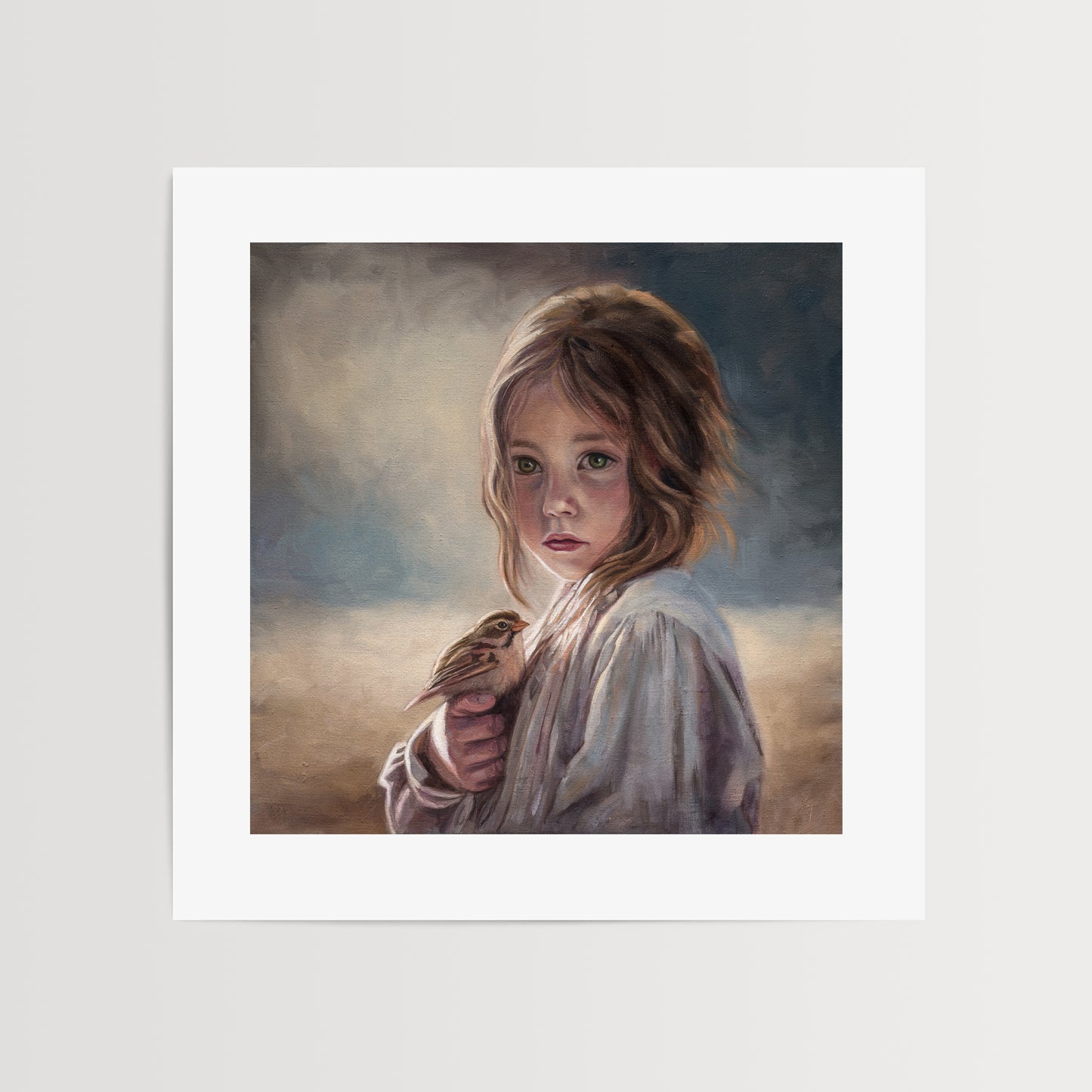 Girl with Sparrow