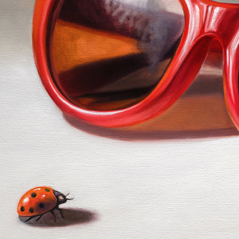 Red Ladies Trio | 14" x 11" Original Oil Painting