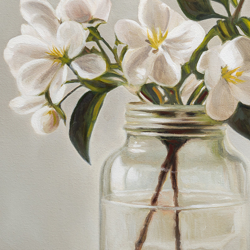 Crabapple Blossoms | 14" x 11" Original Oil Painting