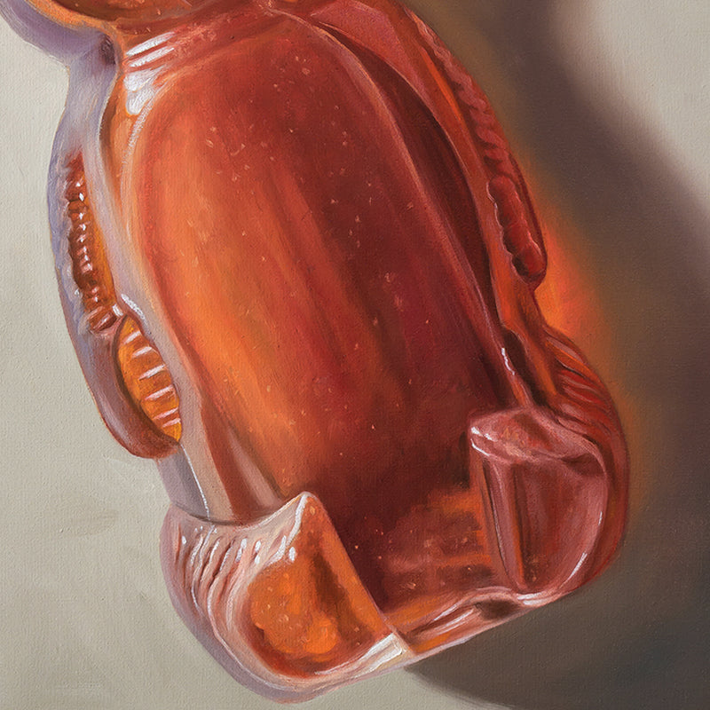 Spilled Honey, Spoon & Bee | 16" x 20" Original Oil Painting