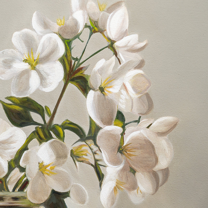 Crabapple Blossoms | 14" x 11" Original Oil Painting
