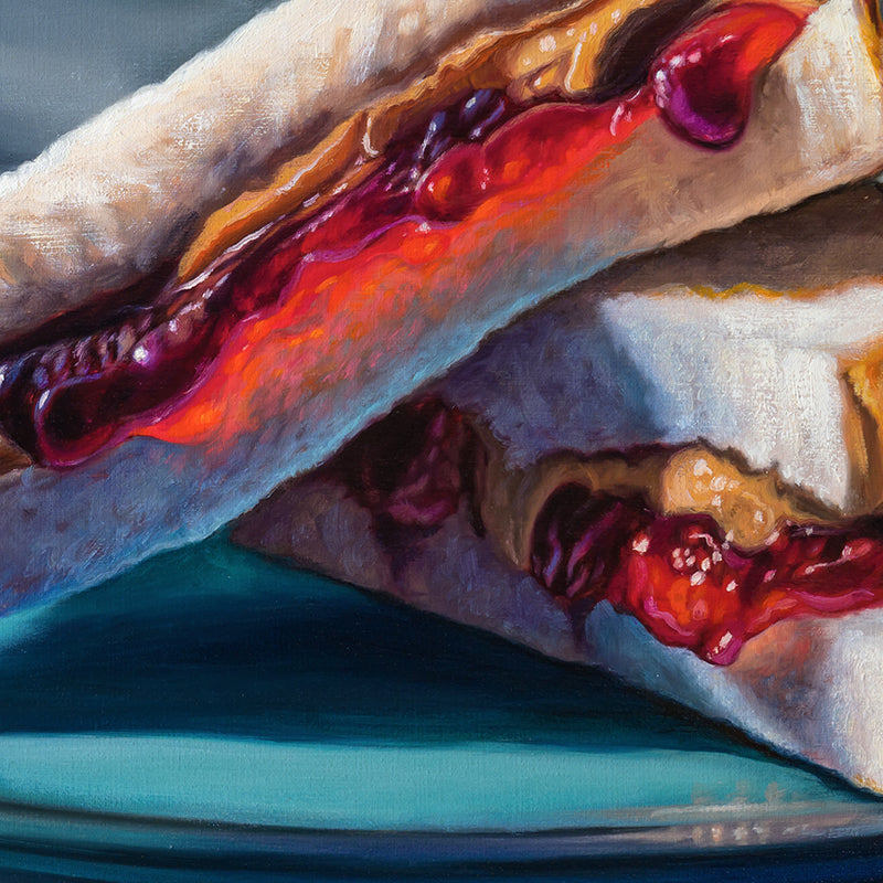 Peanut Butter and Jelly | 14" x 11" Original Oil Painting