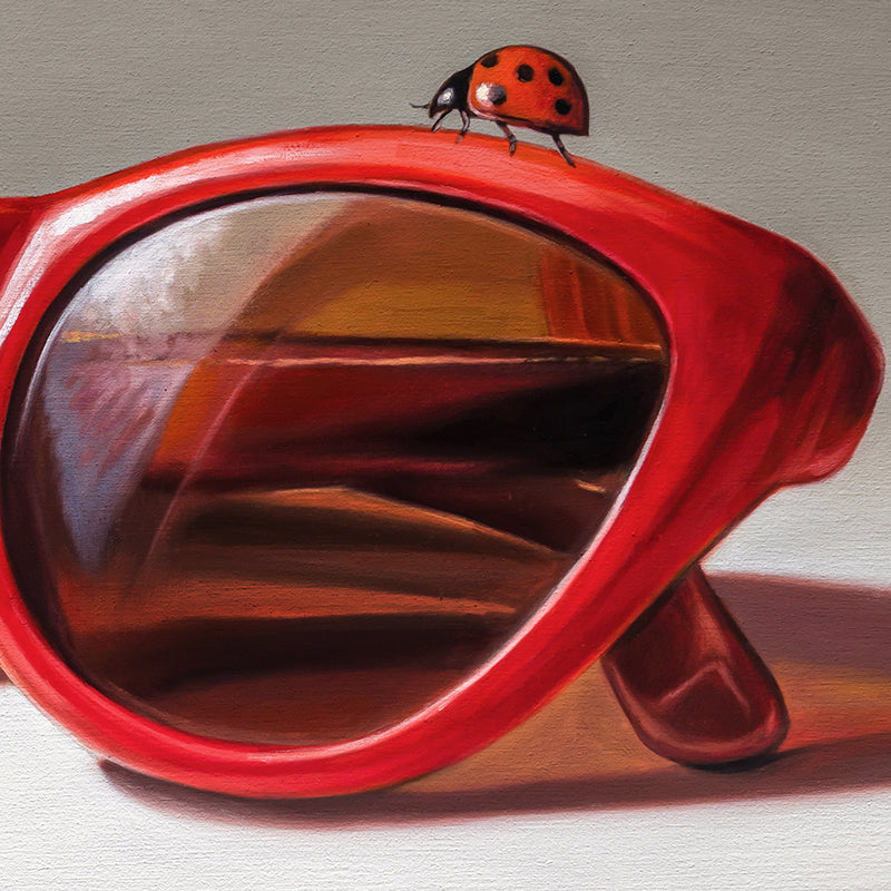 Red Ladies Trio | 14" x 11" Original Oil Painting