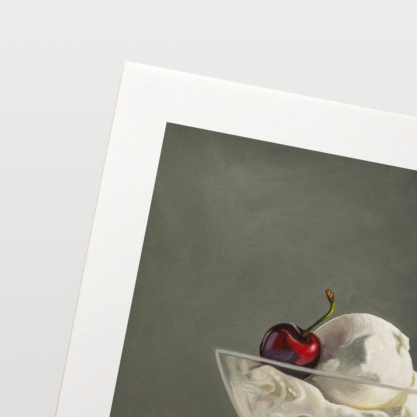 Ice Cream & Cherries | Fine Art Print