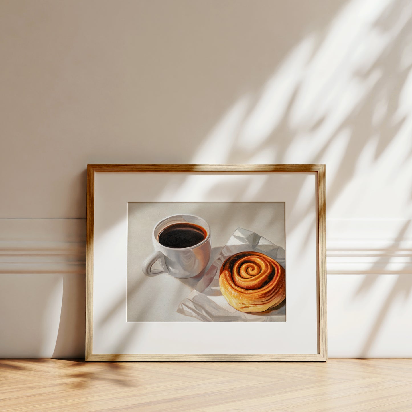 Coffee & Cinnamon Roll | Fine Art Print