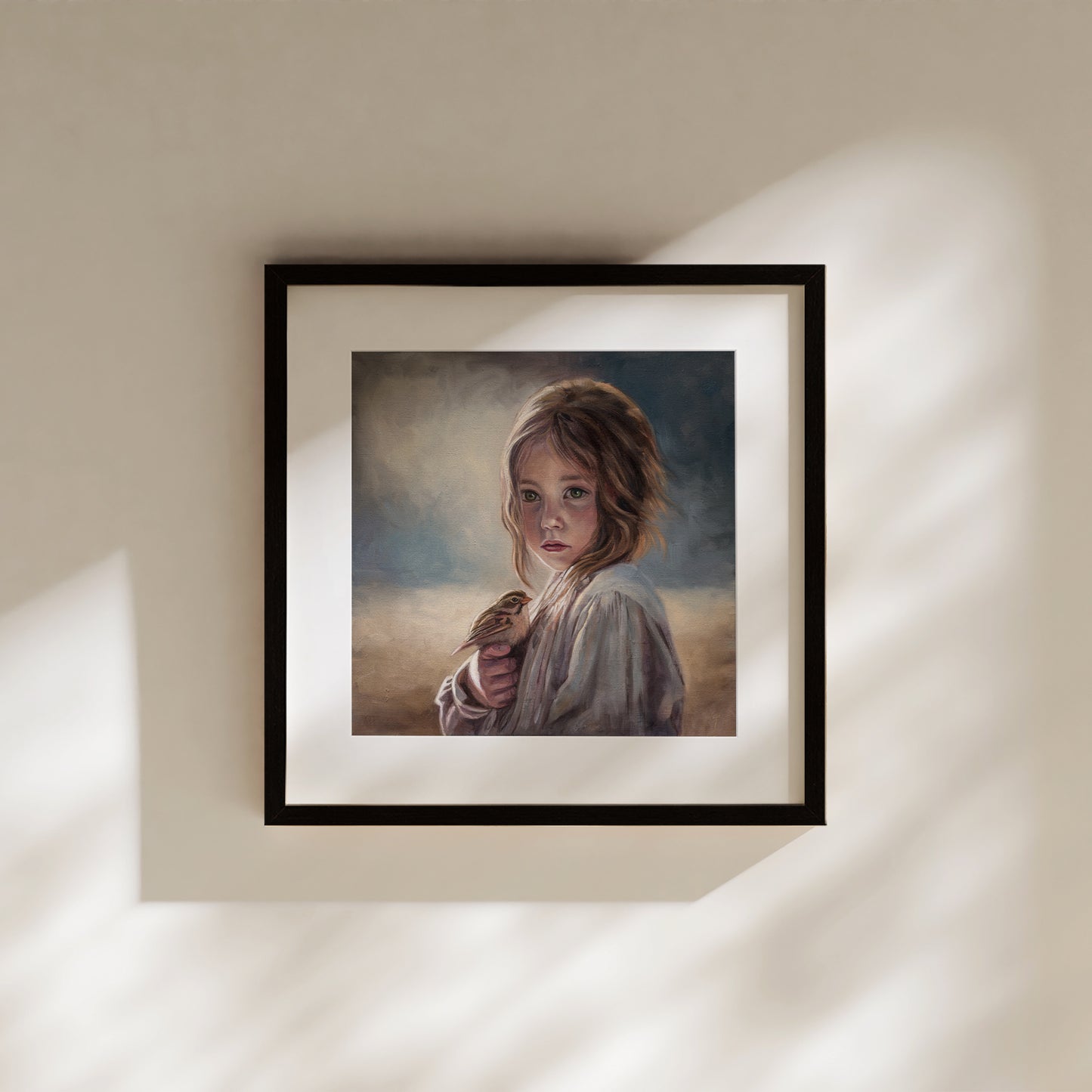 Girl with Sparrow