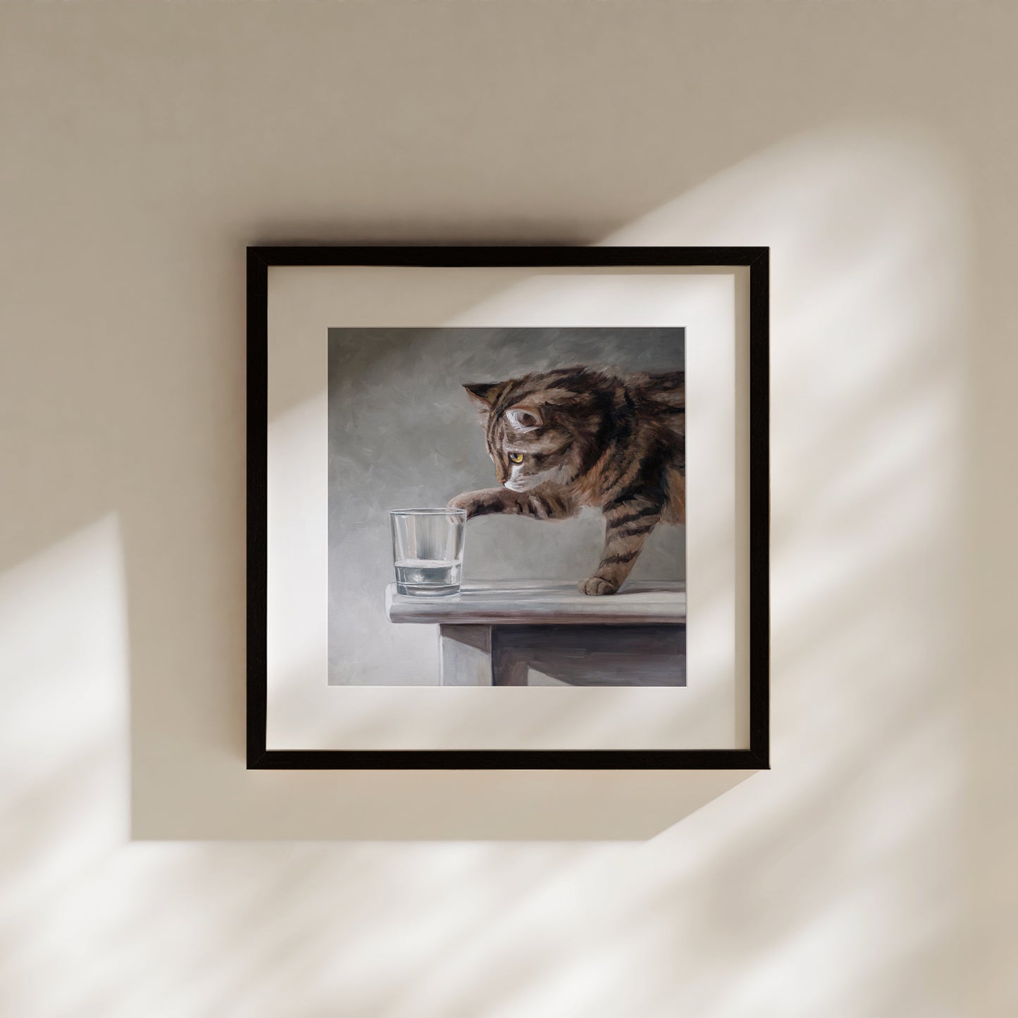 Cat & Water Glass