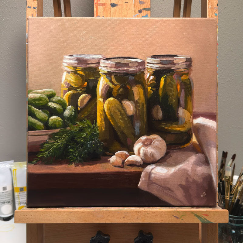 Homemade Pickles • 12 x 12