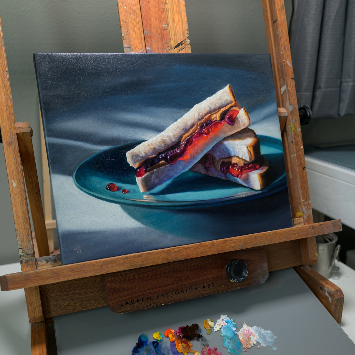 Peanut Butter and Jelly | 14" x 11" Original Oil Painting