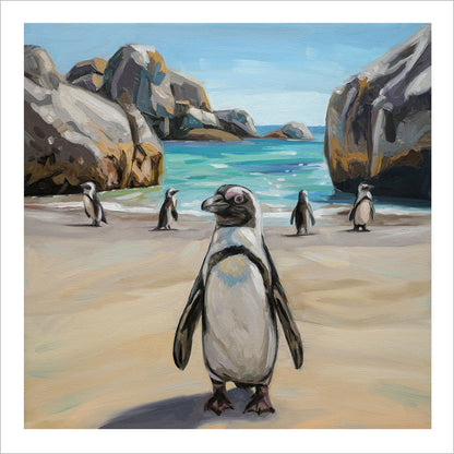 Cape Town Penguins • Fine Art Print