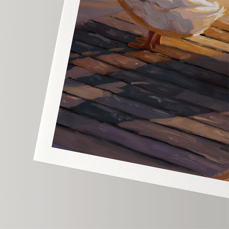 Sunset Dock & Ducks • Fine Art Print