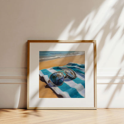 Sunglasses & Beach Towel • Fine Art Print