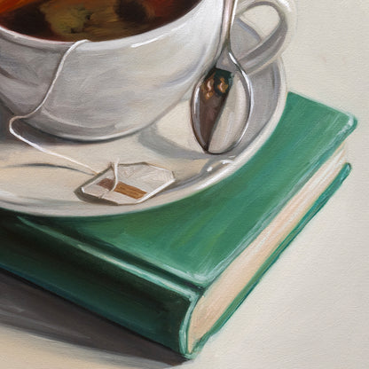 Tea & Book • 12 x 12