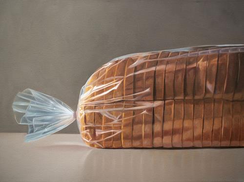 Sliced Bread 12 x 16 Original Oil Painting