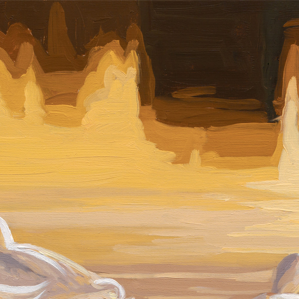 Ducks at Sunset • 14 x 11