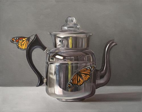 Monarch Butterflies & Kettle