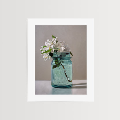 Apple Blossoms Fine Art Print by Lauren Pretorius: a freshly picked bouquet of crabapple blossoms – such a shame they only last about a week.