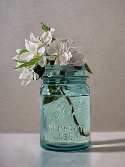 Apple Blossoms Fine Art Print by Lauren Pretorius: a freshly picked bouquet of crabapple blossoms – such a shame they only last about a week.