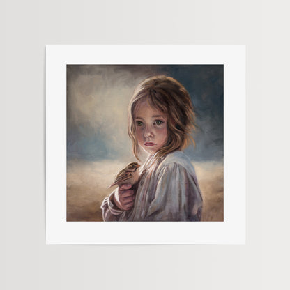 Girl with Sparrow