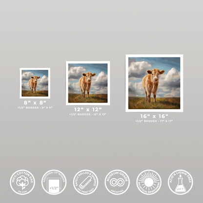 Curious Cow • Fine Art Print