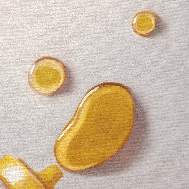 Honey Bear & Gummy Bear Trio | 12" x 12" Original Oil Painting