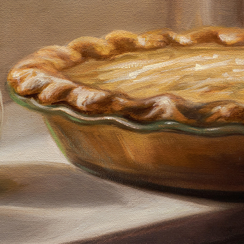 Autumn Apple Pie | 14" x 11" Original Oil Painting