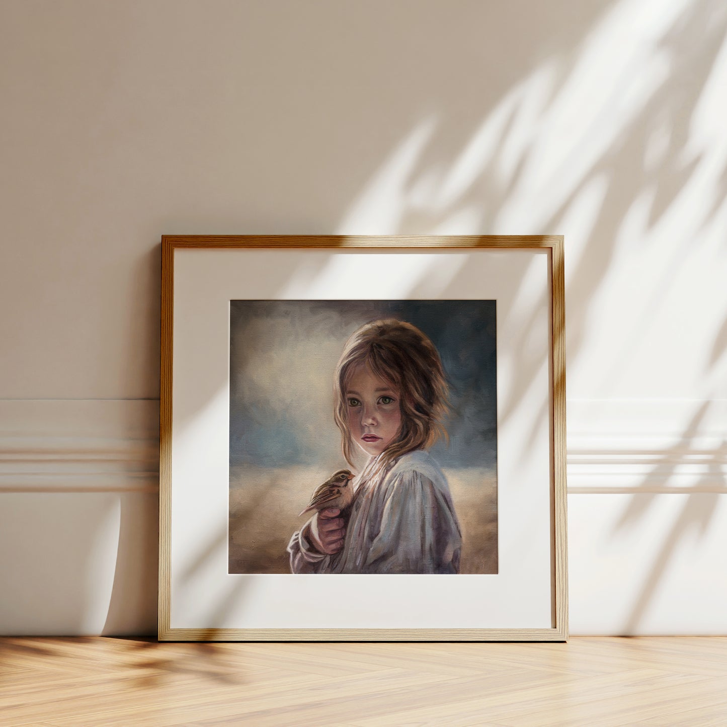 Girl with Sparrow