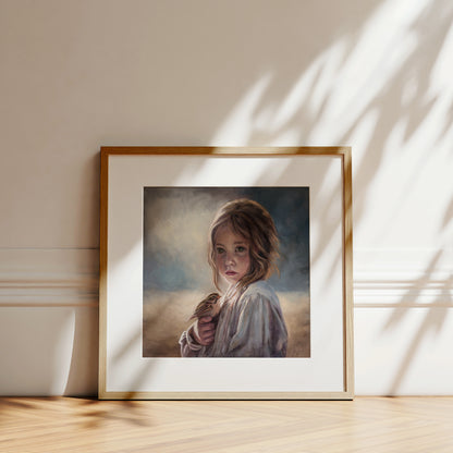 Girl with Sparrow