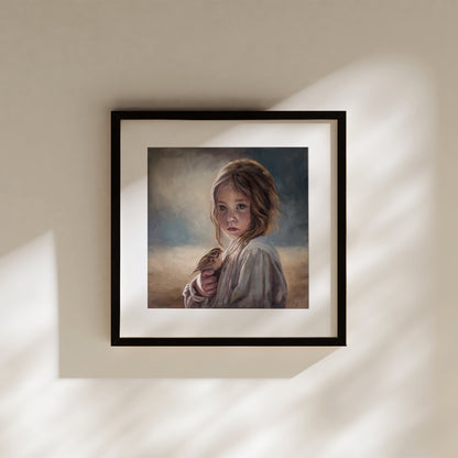 Girl with Sparrow