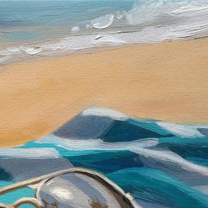 Sunglasses & Beach Towel • 8 x 8