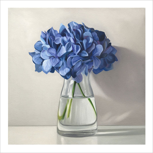 Blue Hydrangeas • Fine Art Print