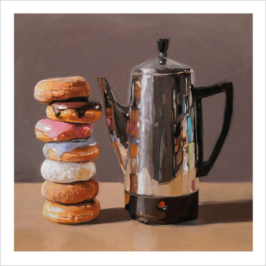 Donut Stack & Percolator • Fine Art Print