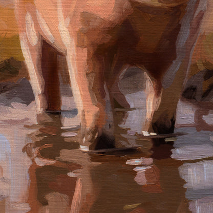 Happy as a Pig in Mud • 12 x 12