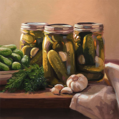 Homemade Pickles • 12 x 12