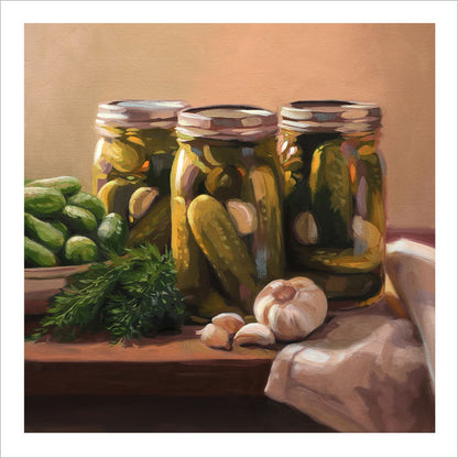 Homemade Pickles • Fine Art Print