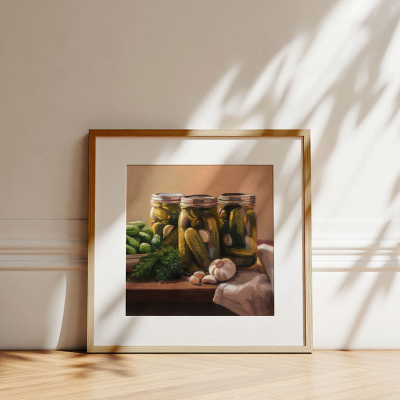 Homemade Pickles • Fine Art Print