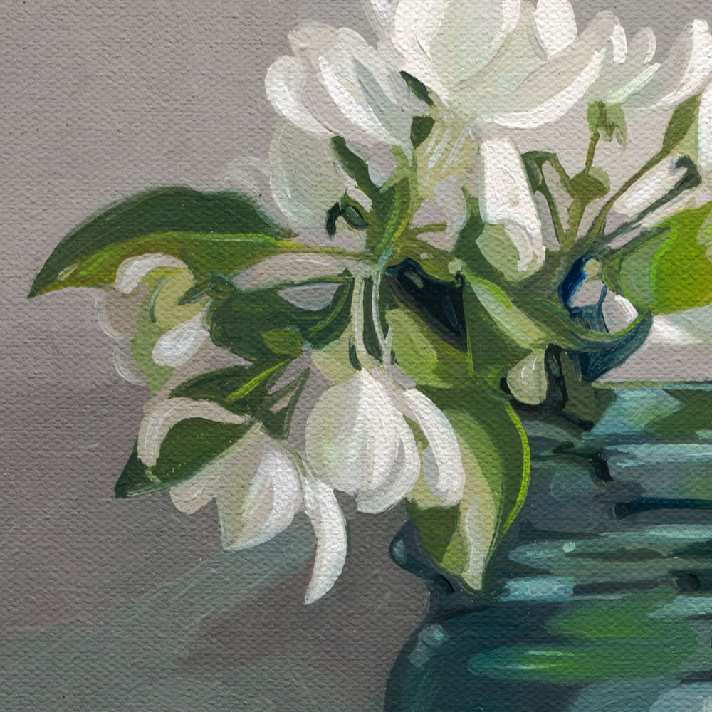 Jar of Crabapple Blossoms • 11 x 14