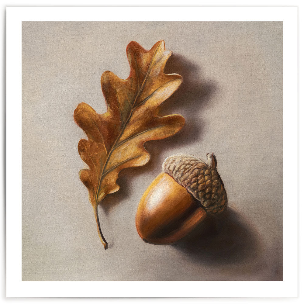 Acorn & Oak Leaf • Fine Art Print