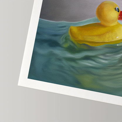 Rubber Ducky Rough Waters • Fine Art Print