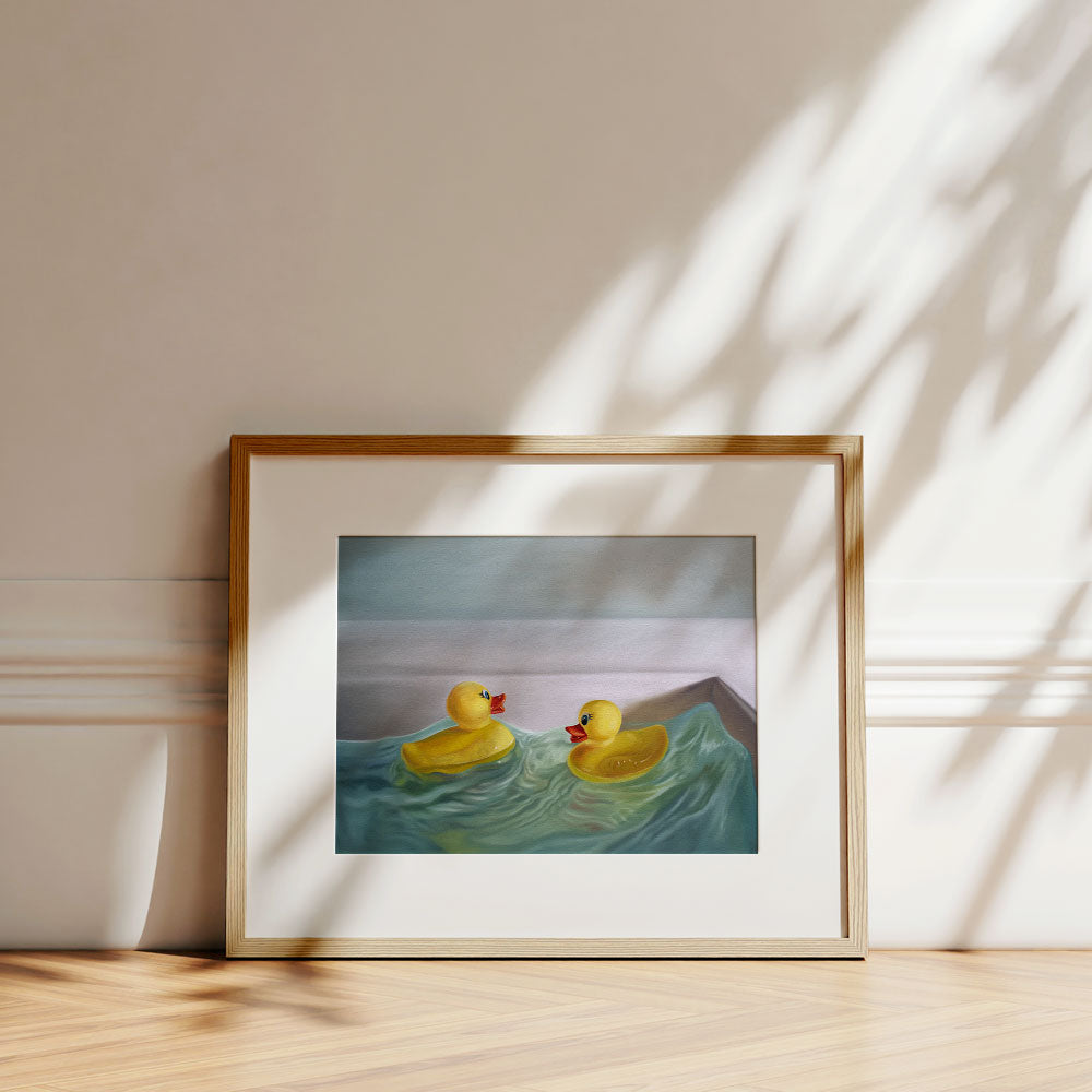 Rubber Ducky Rough Waters • Fine Art Print