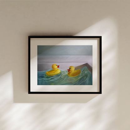 Rubber Ducky Rough Waters • Fine Art Print