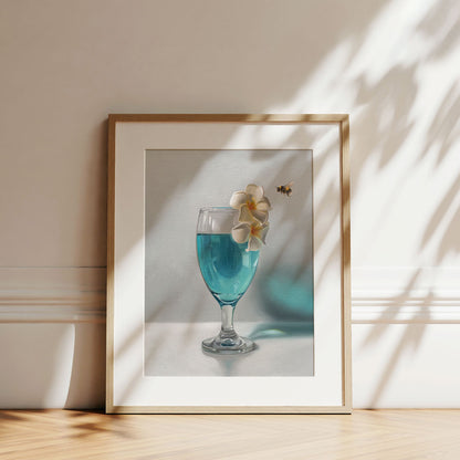 Blue Lagoon & Bumble Bee • Fine Art Print