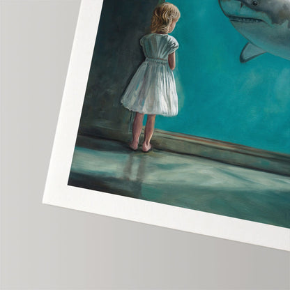 Girl with Shark • Fine Art Print