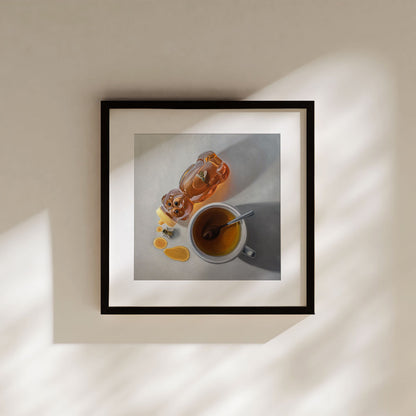 Spilled Honey, Bees & Tea • Fine Art Print