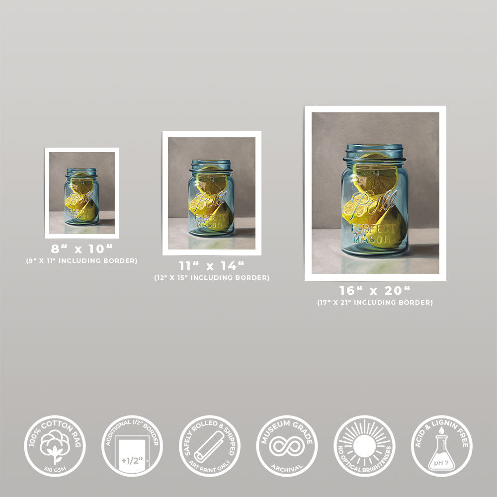 Jar of Lemons • Fine Art Print